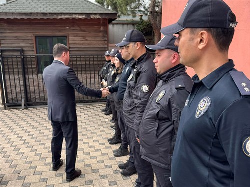 Borçka İlçe Emniyet Amirliğimizde “Bayramlaşma Programı” gerçekleşti.